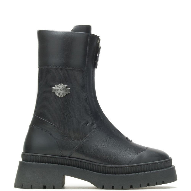 Harley-Davidson KAVAN 9" ZIP - BLACK Boot D65003