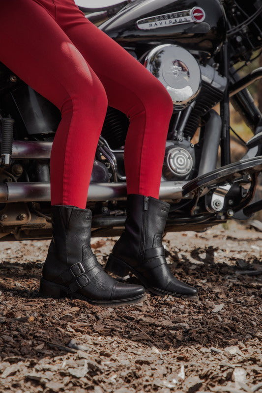 Harley-Davidson JERILYN DBL BUCKLE - BLACK Boot D84754