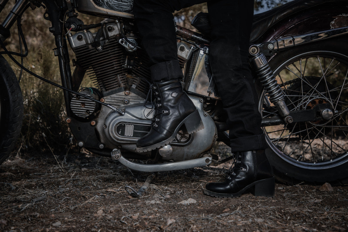 Harley-Davidson MARINDA 5" LACE - BLACK Women's Boot D84760