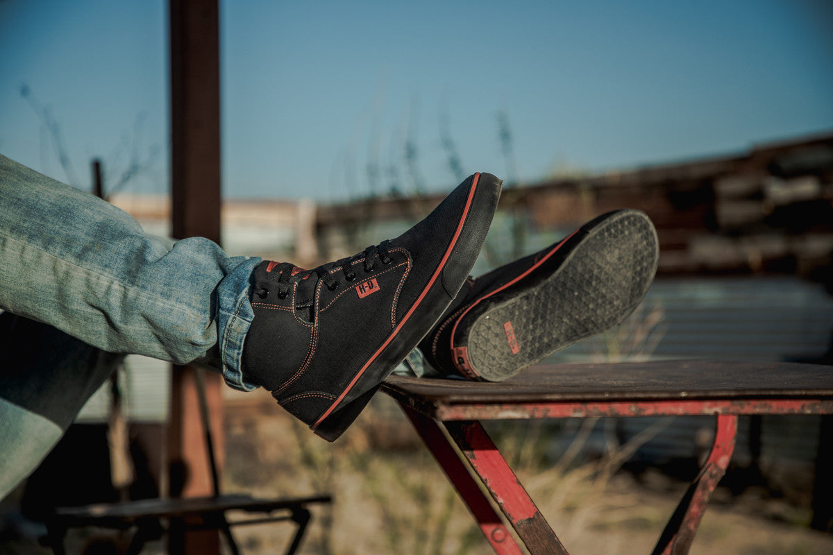 Harley-Davidson WRENFORD ORANGE - BLACK Men's Boot D93898