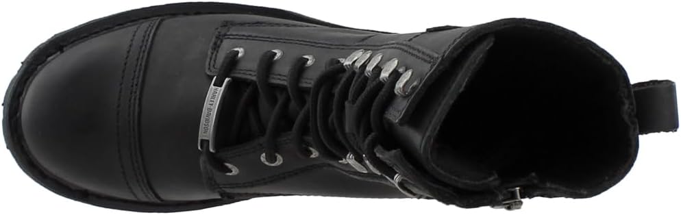 Harley Davidson Women's Balsa Black Cap Toe Boots Shoes