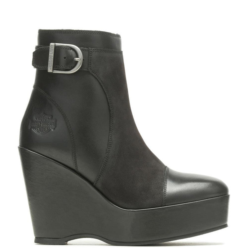 Harley-Davidson CELINA 5" WEDGE - BLACK Boot D84731
