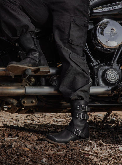 Harley-Davidson DORILEE 7" ENGINEER - BLACK Boot D84751