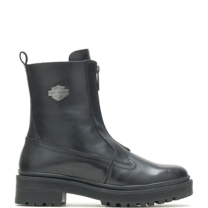 Harley-Davidson CARNEY FRONT ZIP - BLACK Boot D84785