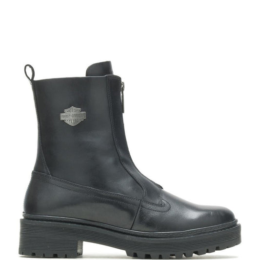 Harley-Davidson CARNEY FRONT ZIP - BLACK Boot D84785