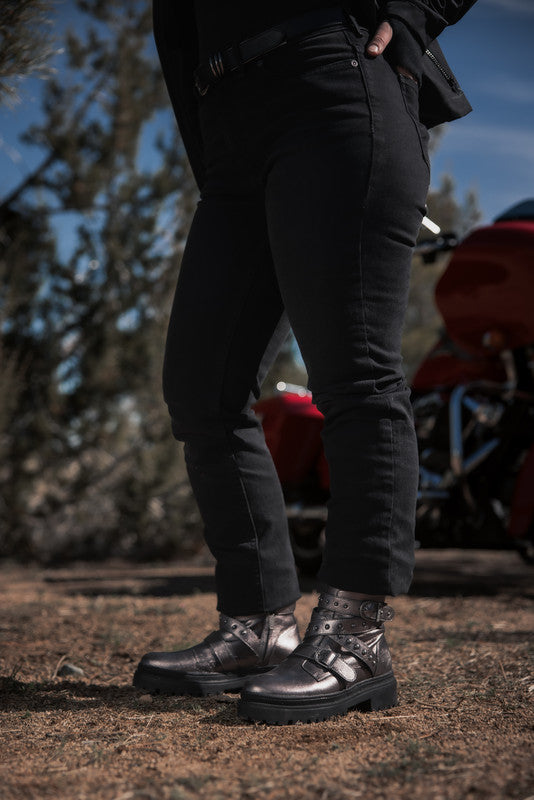 Harley-Davidson CARRIGAN - METALLIC GREY Women's Boot D87301