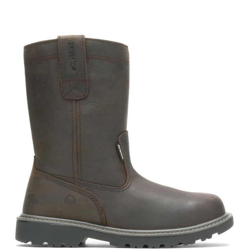 Wolverine Floorhand Well Wp / Dk Brown  Footwear W10682