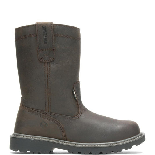 Wolverine Floorhand Well Wp / Dk Brown  Footwear W10682